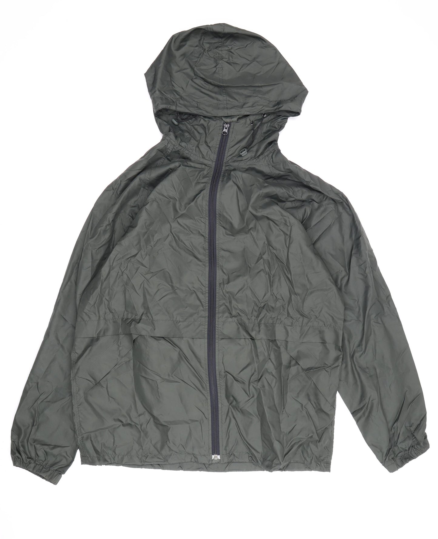 Uniqlo Men's Green Windbreaker Jacket Size M