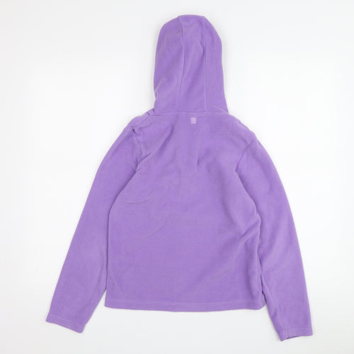Girls Purple Mountain Warehouse Fleece Pullover Hoodie - Size 9-10