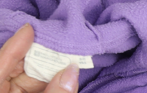Girls Purple Mountain Warehouse Fleece Pullover Hoodie - Size 9-10