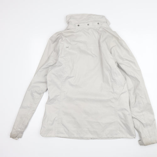Quechua Women's Grey Waterproof Rain Coat - Size 8