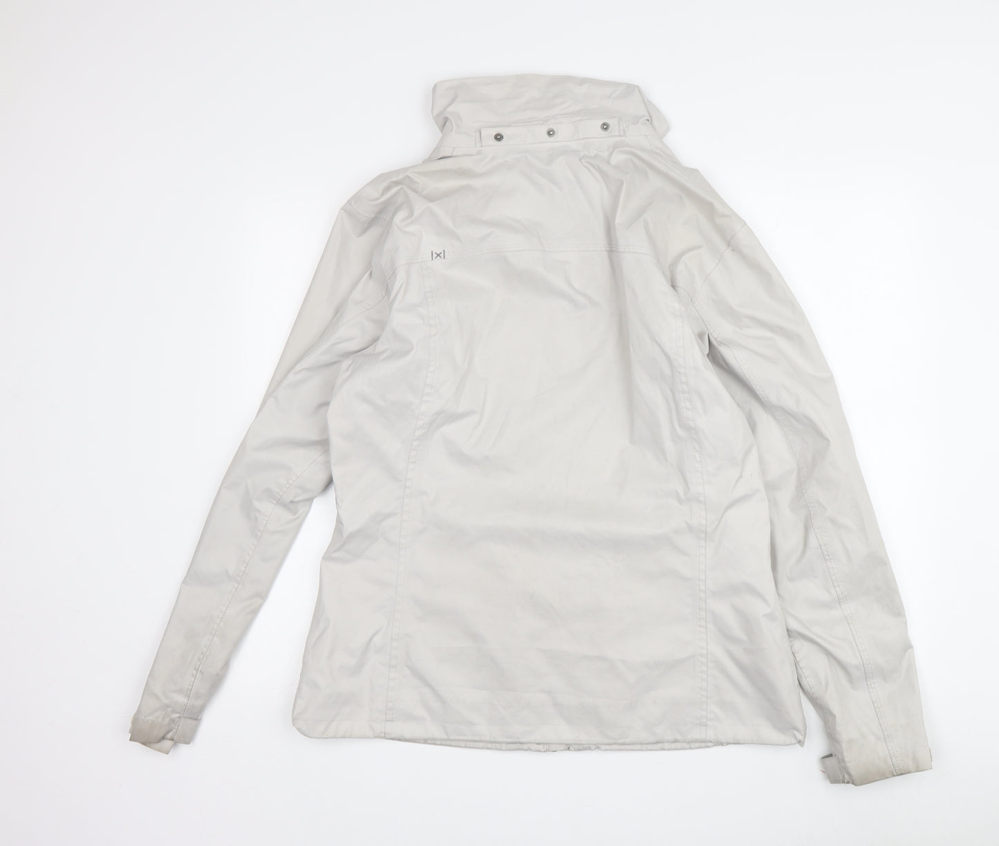 Quechua Women's Grey Waterproof Rain Coat - Size 8
