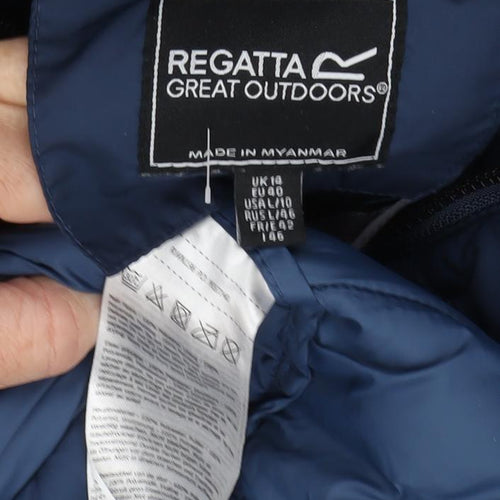 Regatta Women's Blue Puffer Jacket Size 18