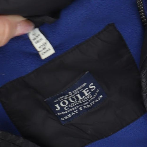 Joules Boys Black Hooded Puffer Jacket 5 Years