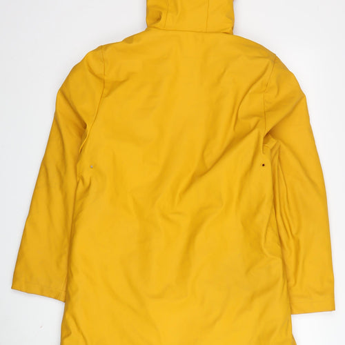 ONLY Women's Yellow Waterproof Rain Coat S