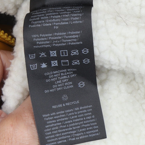 ONLY Women's Yellow Waterproof Rain Coat S