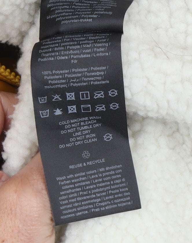 ONLY Women's Yellow Waterproof Rain Coat S