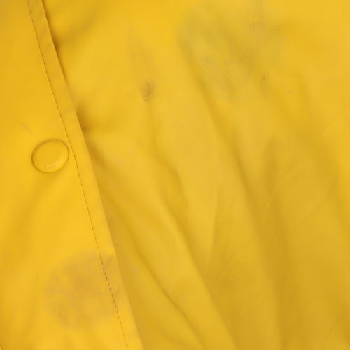ONLY Women's Yellow Waterproof Rain Coat S