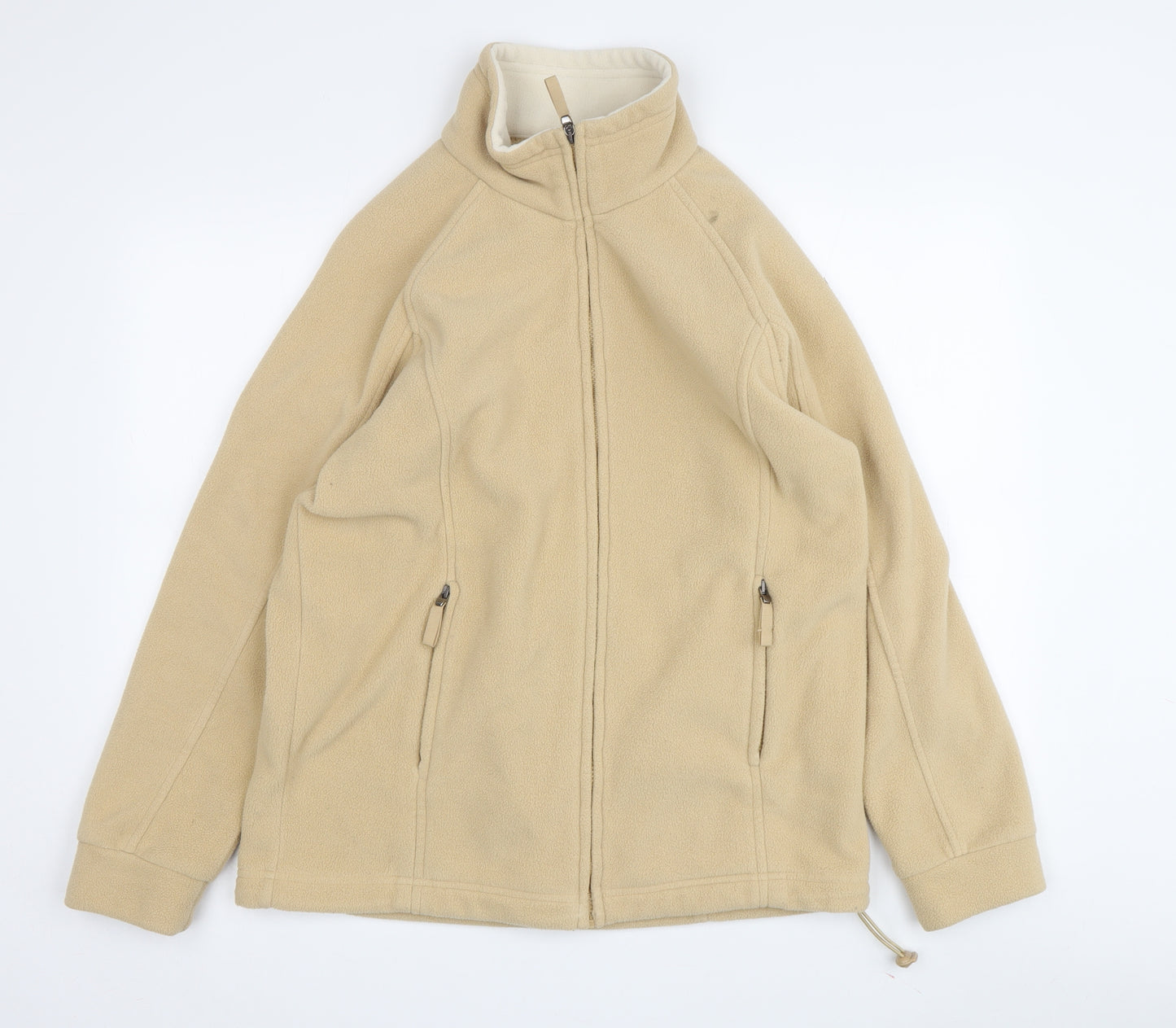 Marks and Spencer Beige Fleece Jacket Women's Size 10