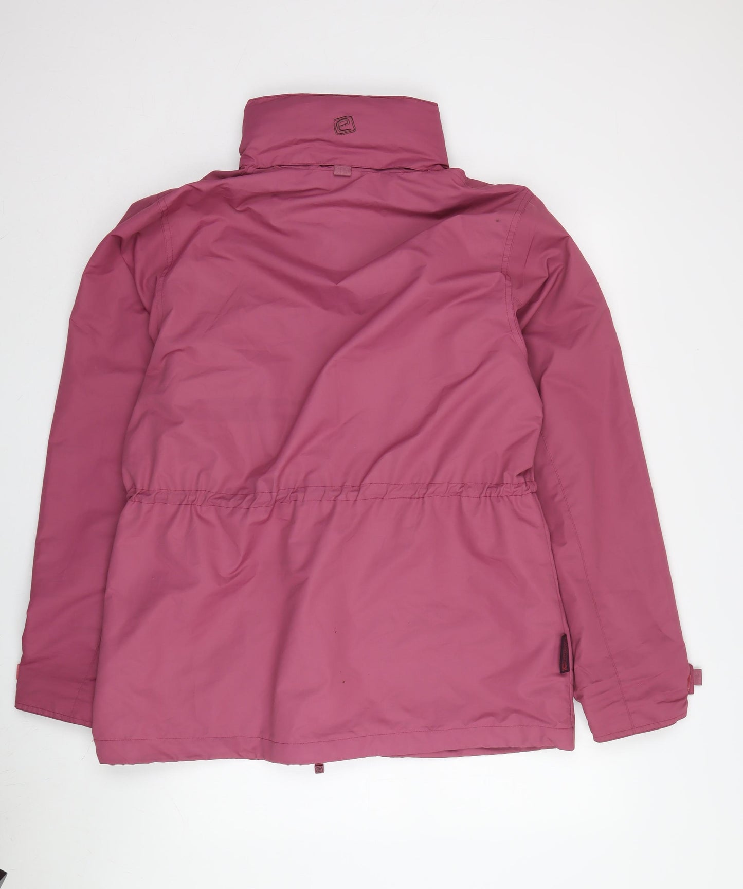 Outdoor Essentials Women's Pink Waterproof Hooded Jacket