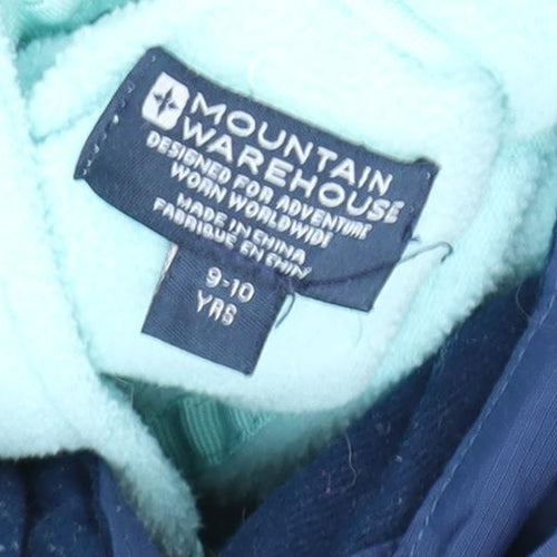 Mountain Warehouse Boys Blue Parka Jacket 9-10 Years