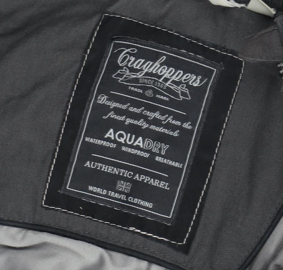 Craghoppers Women's Black Parka Coat UK 10 Waterproof