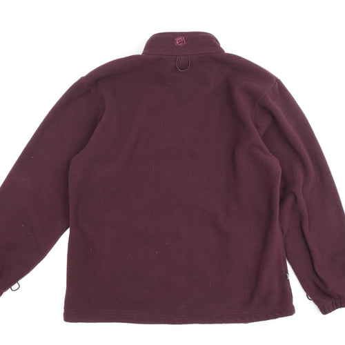 Outdoor Essentials Women's Purple Fleece Jacket Size 16