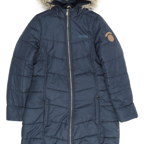 Regatta Women's Blue Puffer Coat Size 16