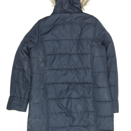 Regatta Women's Blue Puffer Coat Size 16