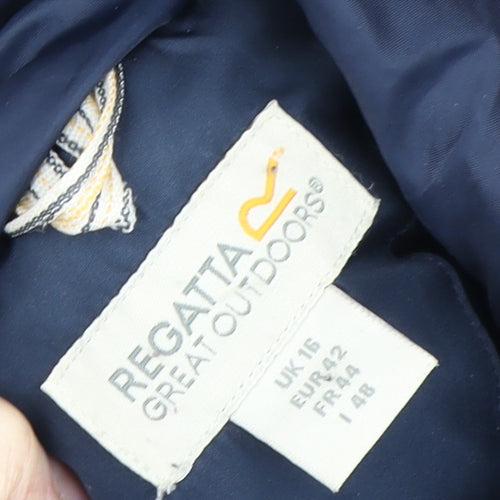 Regatta Women's Blue Puffer Coat Size 16
