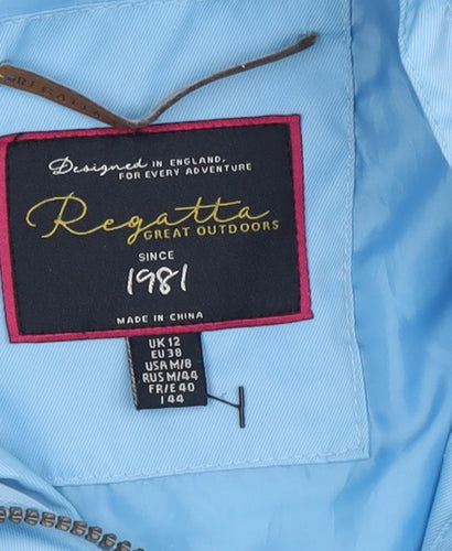 Regatta Women's Blue Bomber Jacket - Size 12