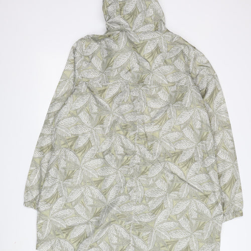 M&S Women's Multicoloured Floral Rain Coat L