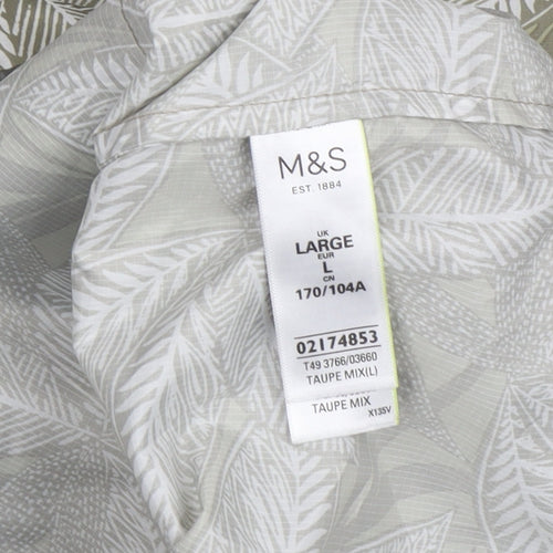 M&S Women's Multicoloured Floral Rain Coat L