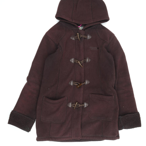 Regatta Women's Brown Duffel Coat Size 12 Hooded