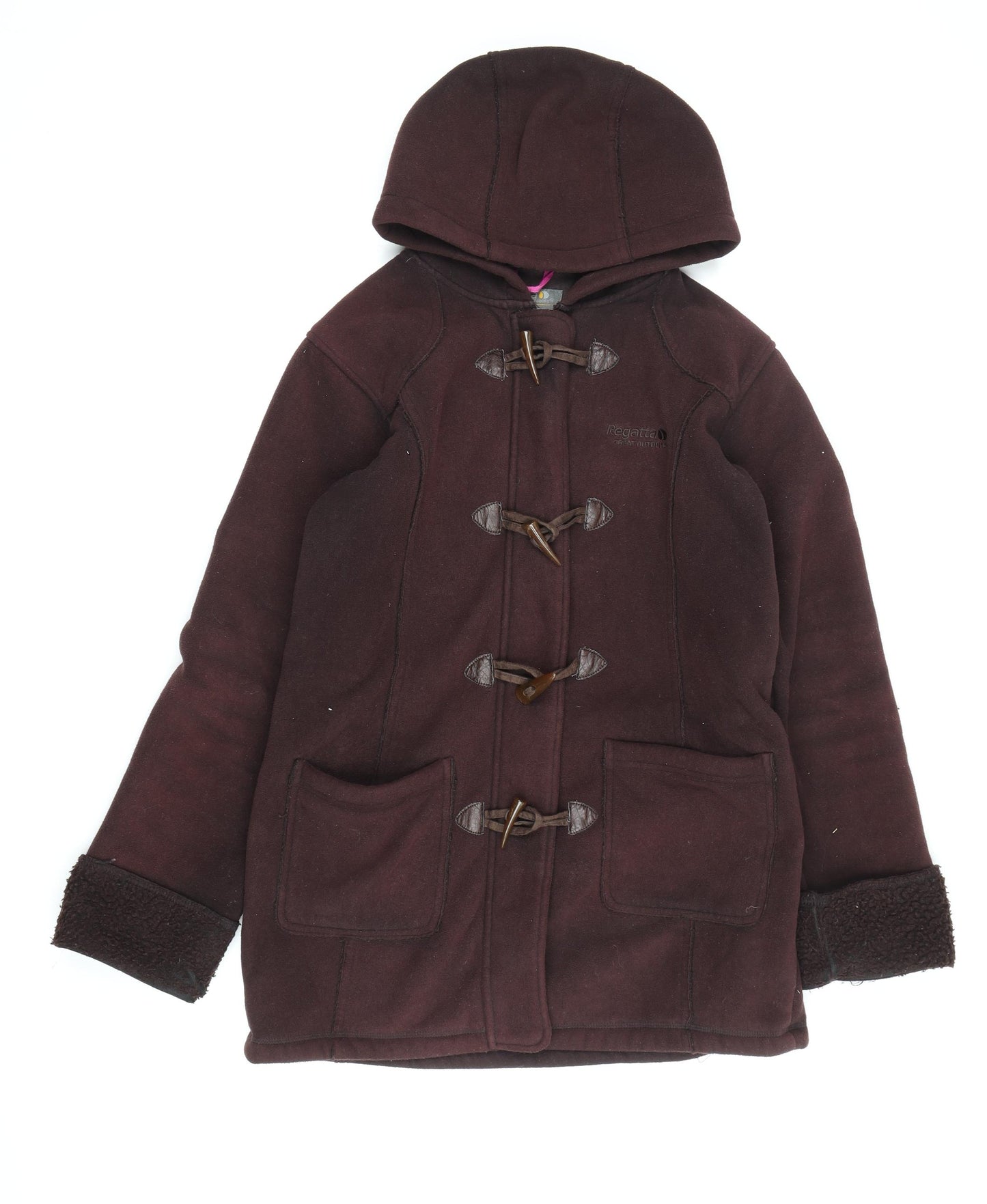 Regatta Women's Brown Duffel Coat Size 12 Hooded