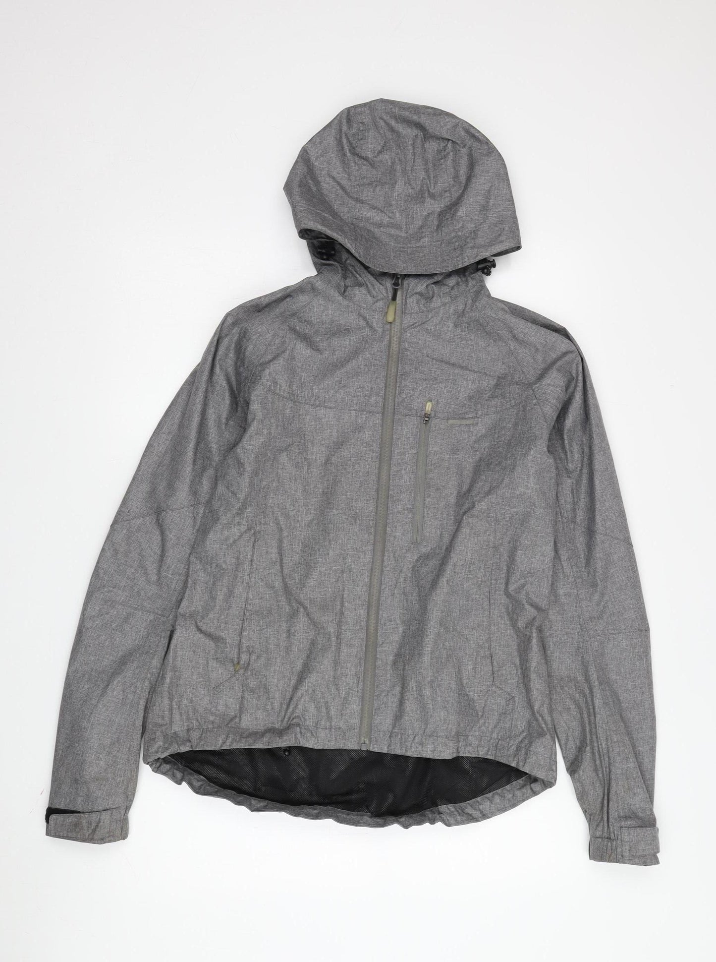 MADISON Women's Grey Mid-Length Hooded Jacket