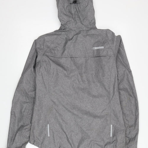 MADISON Women's Grey Mid-Length Hooded Jacket