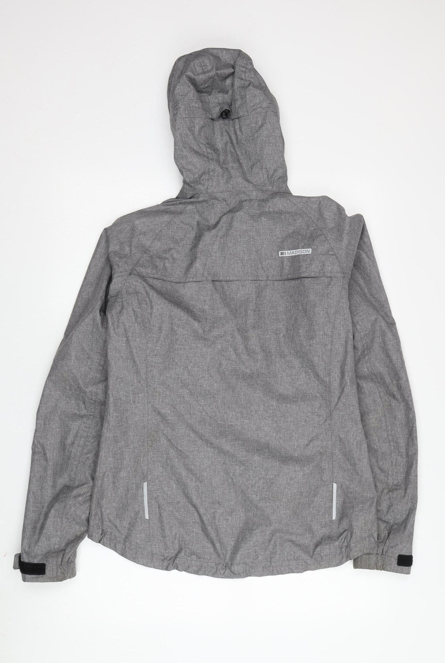 MADISON Women's Grey Mid-Length Hooded Jacket