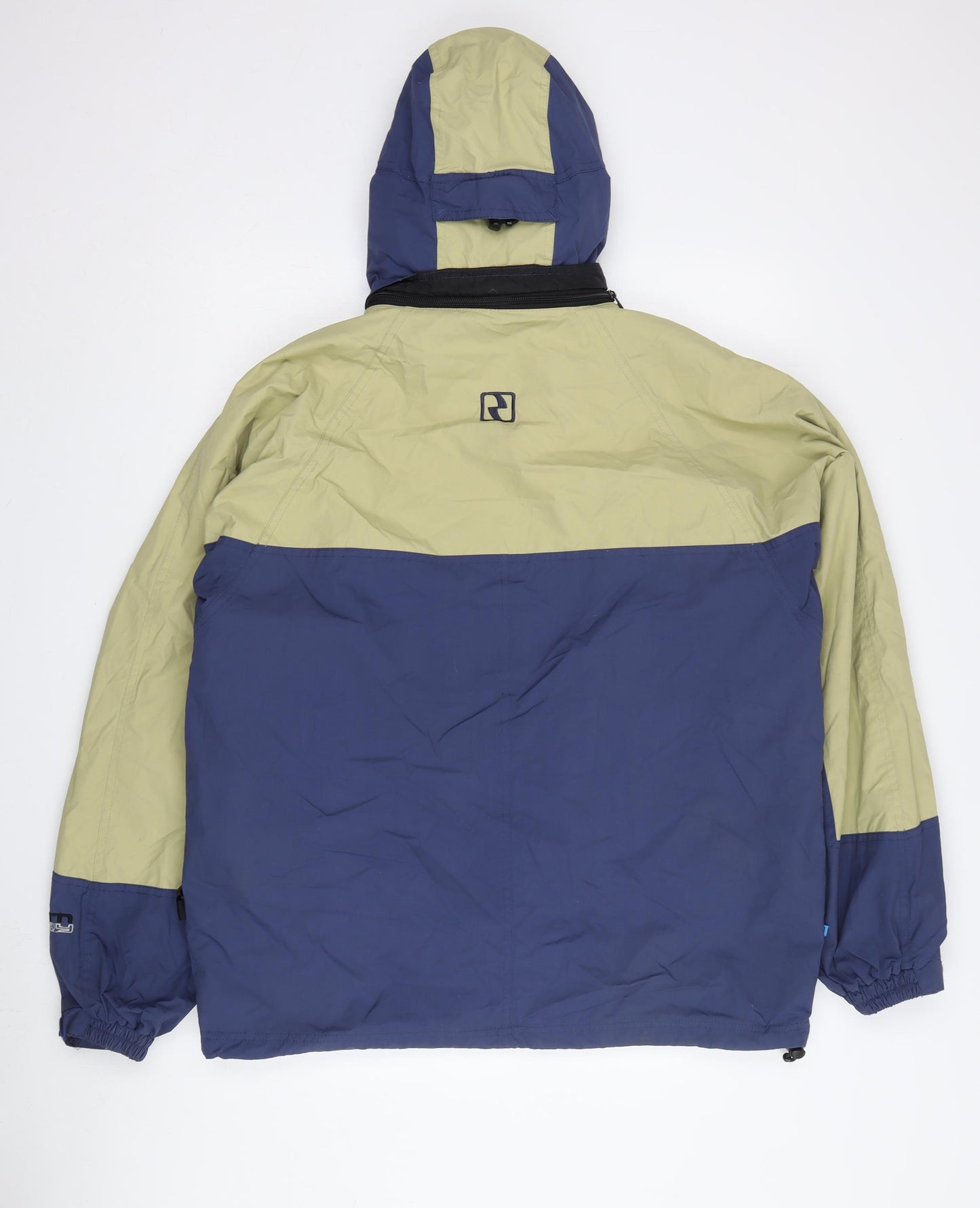 Ride Snowboards Men's Green Blue Hooded Puffer Jacket S