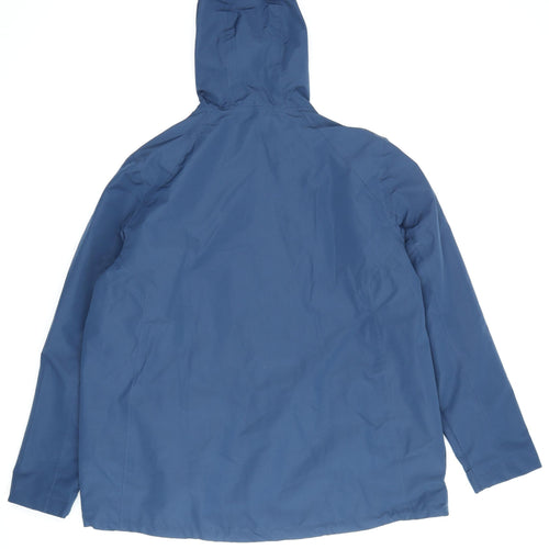 Rocktrail Women's Blue Waterproof Rain Coat Jacket Size 16