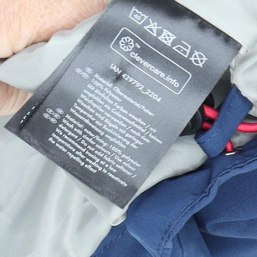 Rocktrail Women's Blue Waterproof Rain Coat Jacket Size 16