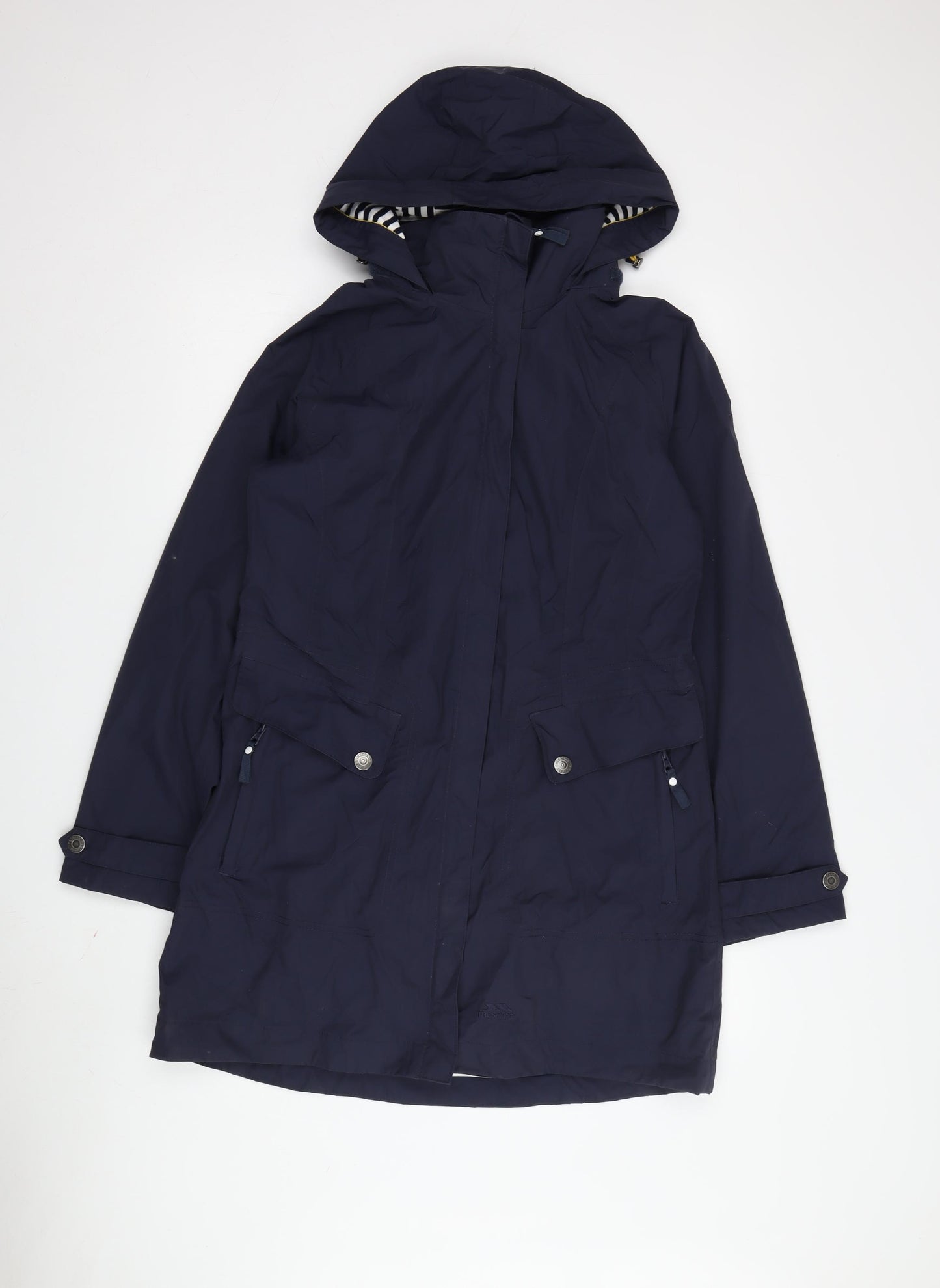 Trespass Women's Blue Hooded Parka Jacket M