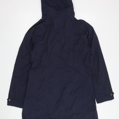 Trespass Women's Blue Hooded Parka Jacket M