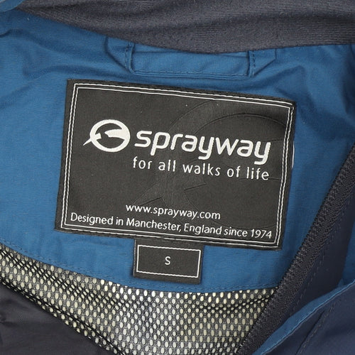 Sprayway Men's Blue Parka Jacket S Waterproof