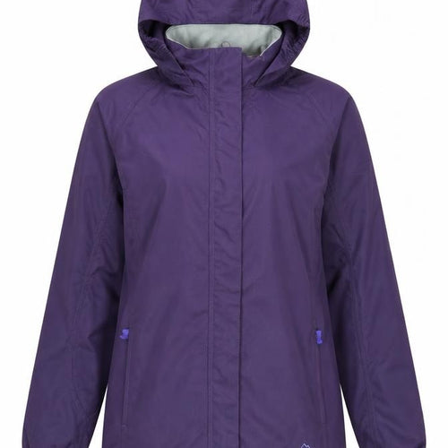 Peter Storm Women’s Purple S Hooded Rain Jacket, Waterproof