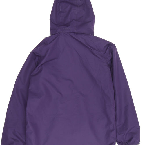 Peter Storm Women’s Purple S Hooded Rain Jacket, Waterproof