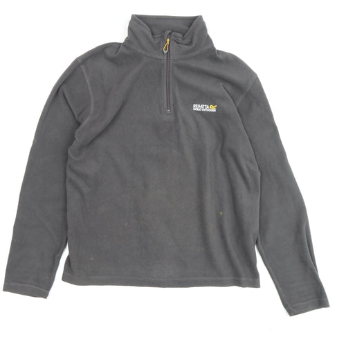 Regatta Men's Black Fleece Pullover, Size L - Outdoor