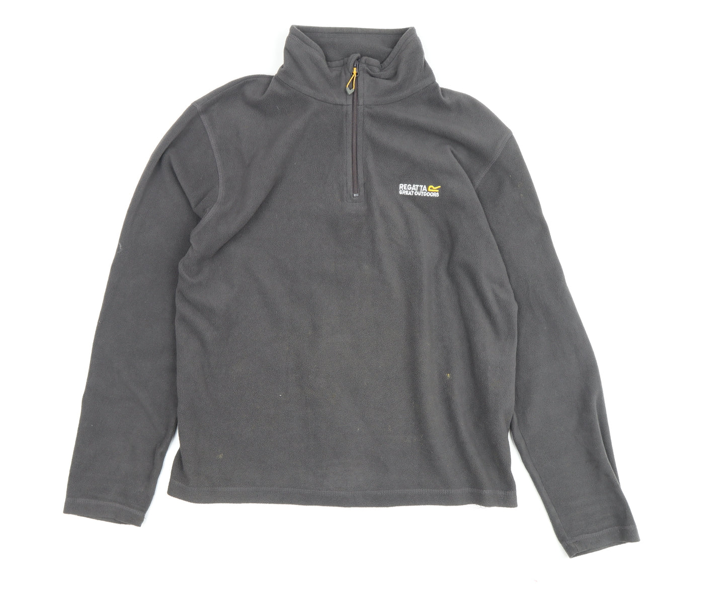 Regatta Men's Black Fleece Pullover, Size L - Outdoor