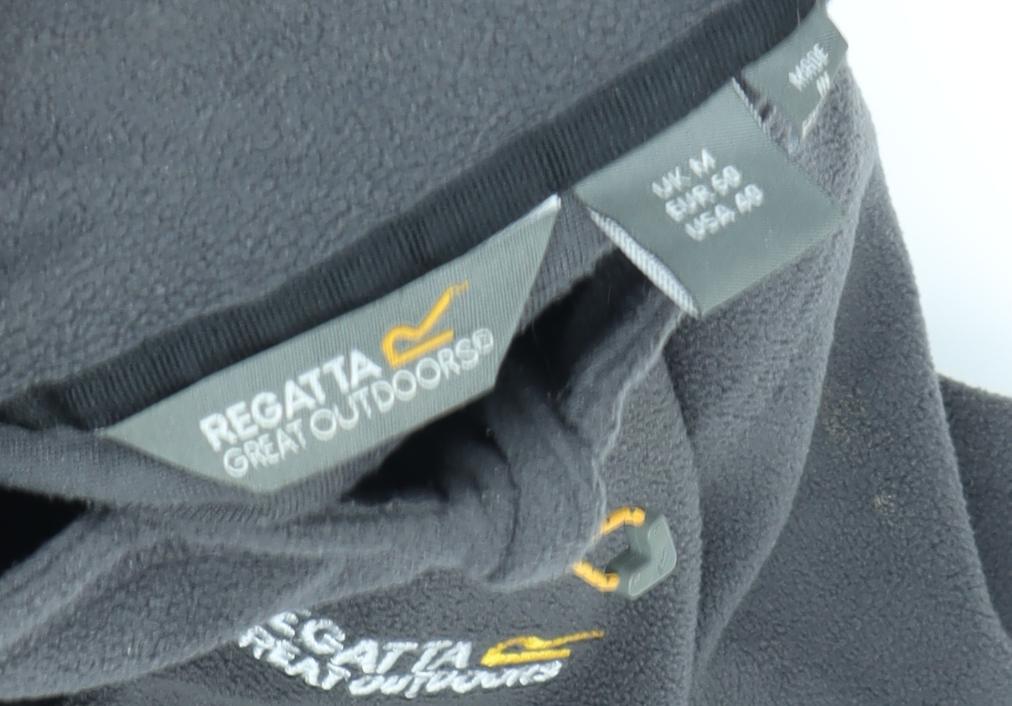 Regatta Men's Black Fleece Pullover, Size L - Outdoor