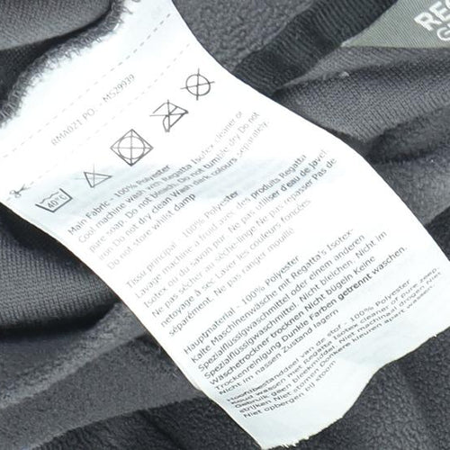 Regatta Men's Black Fleece Pullover, Size L - Outdoor
