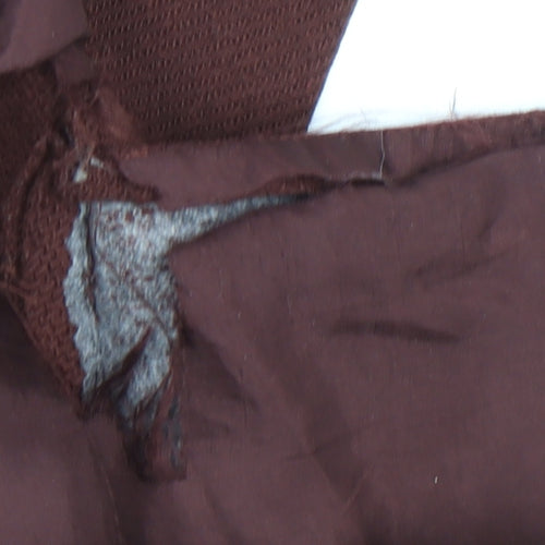 French Connection Women's Brown Wool Overcoat Size 12