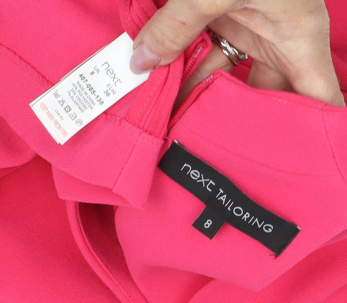 Next Women's Pink Sheath Dress, Size 8, Business/Cocktail