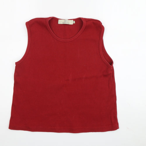 Cotton Traders Women's Red Tank - Medium