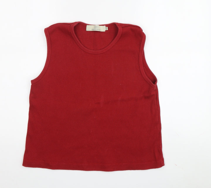 Cotton Traders Women's Red Tank - Medium