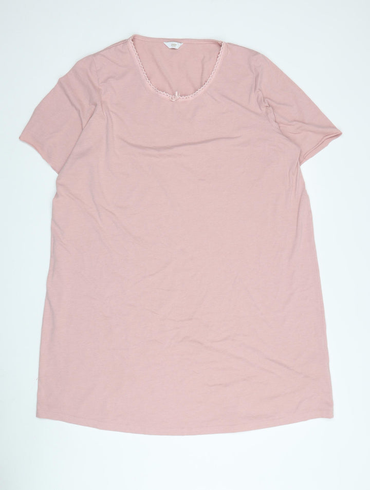 Cotton Traders Women's Pink Nightshirt Size 18