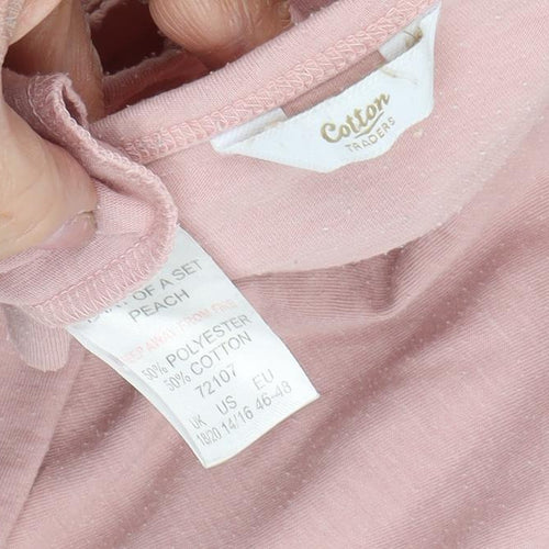 Cotton Traders Women's Pink Nightshirt Size 18