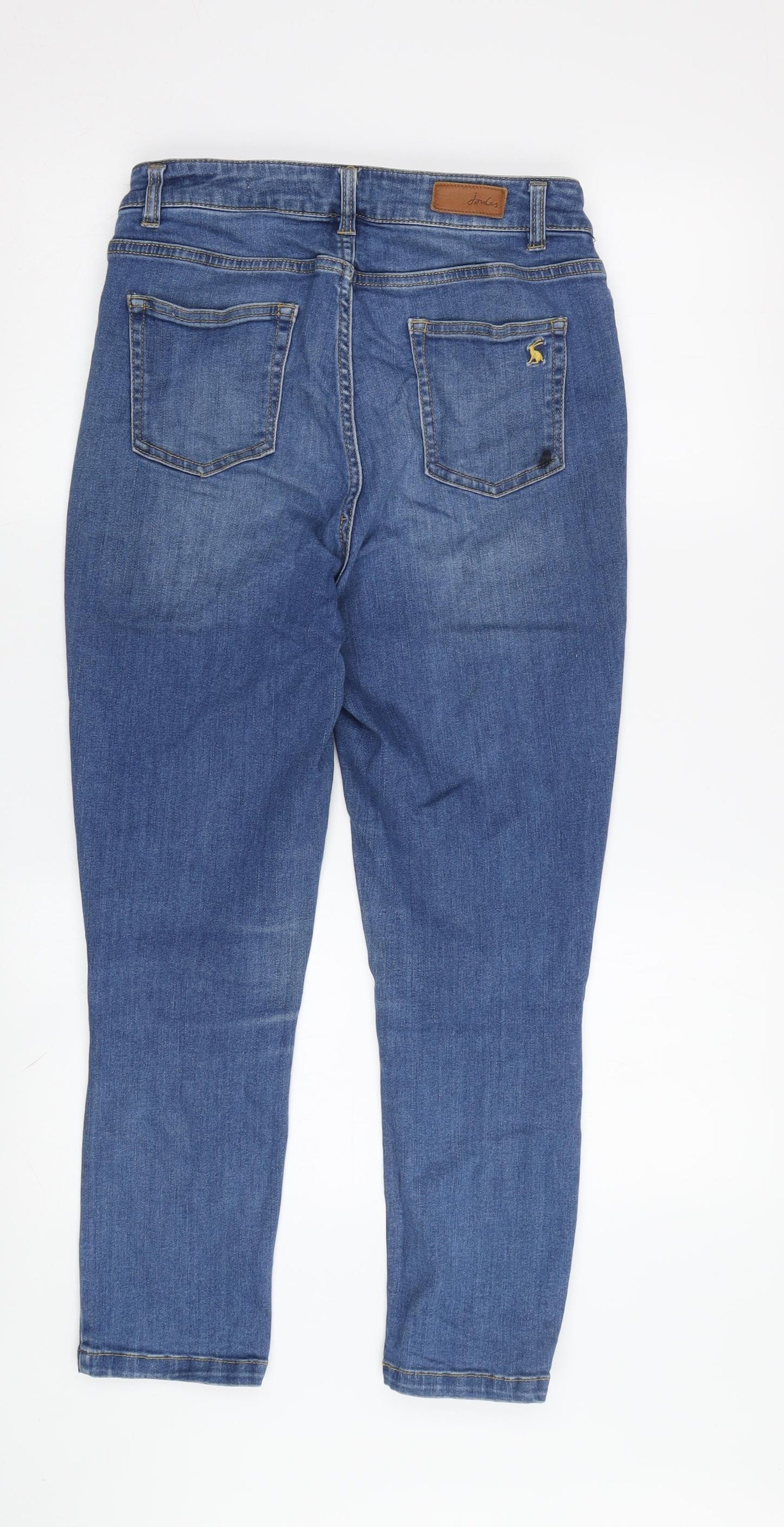 Joules Women's Cropped Blue Denim Jeans Size 10