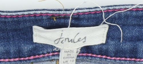 Joules Women's Cropped Blue Denim Jeans Size 10