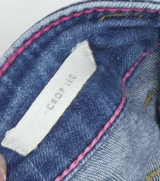 Joules Women's Cropped Blue Denim Jeans Size 10