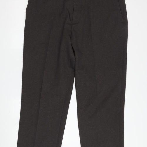 Greenwoods Men's Black Dress Pants Regular Fit 38