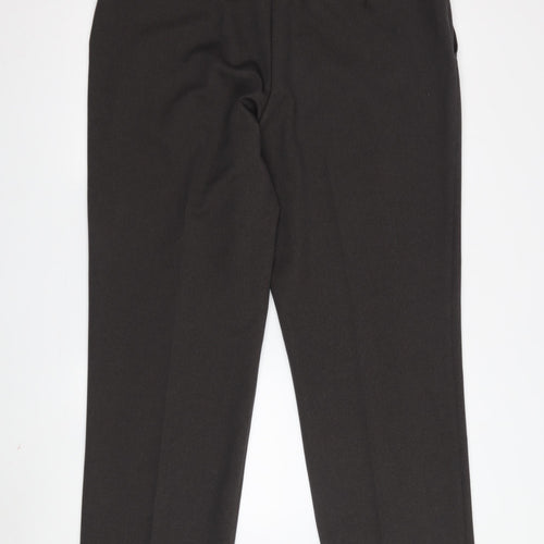 Greenwoods Men's Black Dress Pants Regular Fit 38